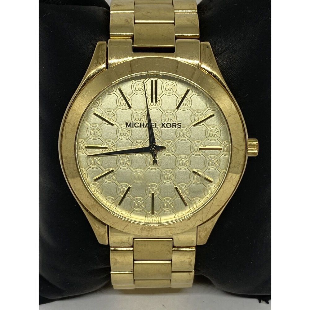 Michael Kors Slim Runway MK3335 Women's Stainless Steel Analog Dial Watch MP889 - Picture 2 of 12